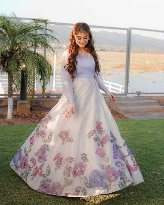 Hand Painted Lehnga Choli Heavy Embellishment